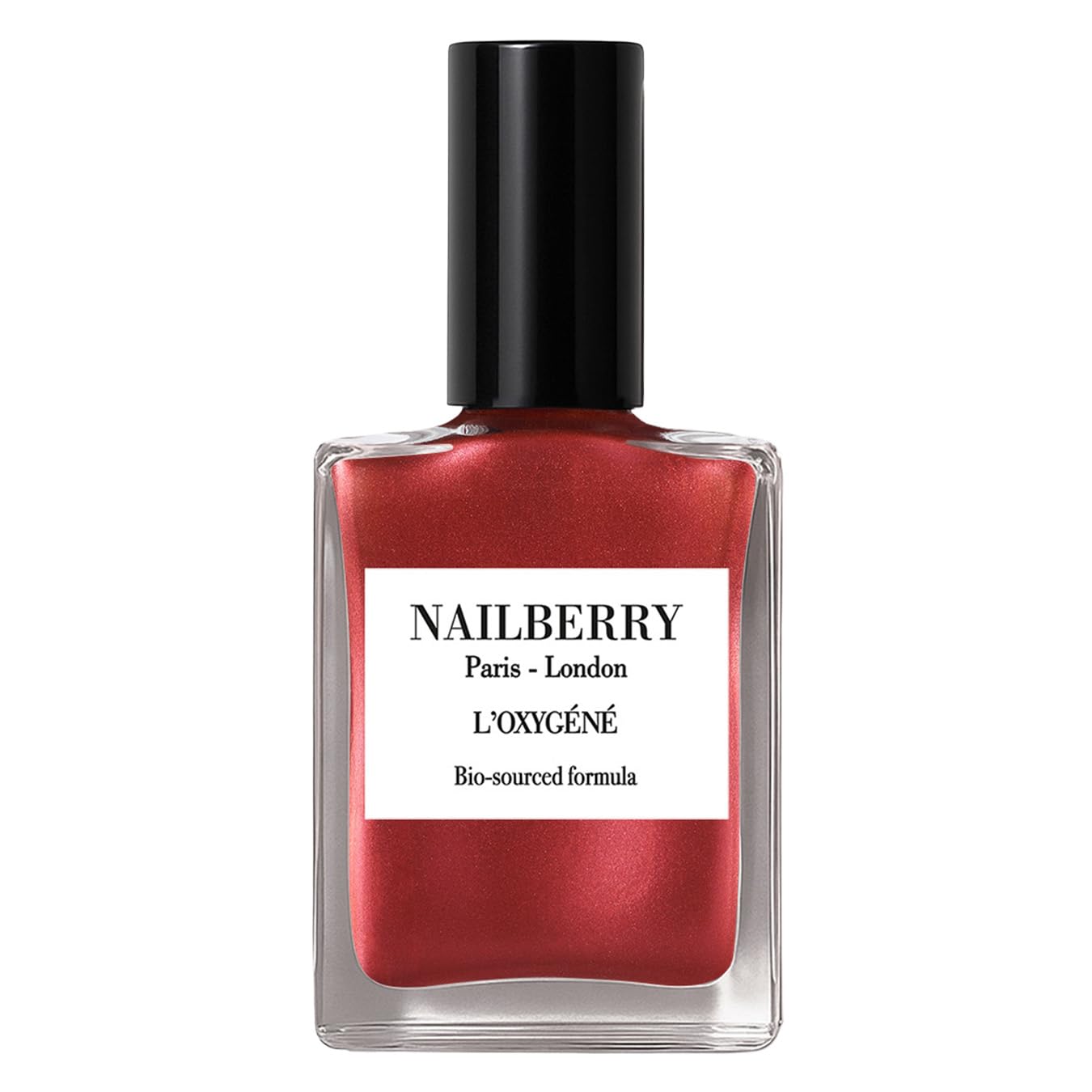 Oxygenated Nail Lacquer - Rose Blossom Pastel Pink | 12-Free Vegan Nail Polish | UV Protected Long-Wear | 15 ml