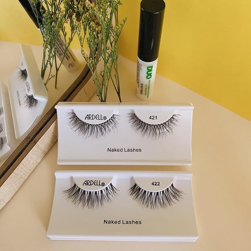 Ardell Naked Lashes 420 – Lightweight Natural Strip Eyelashes, 4 Pairs