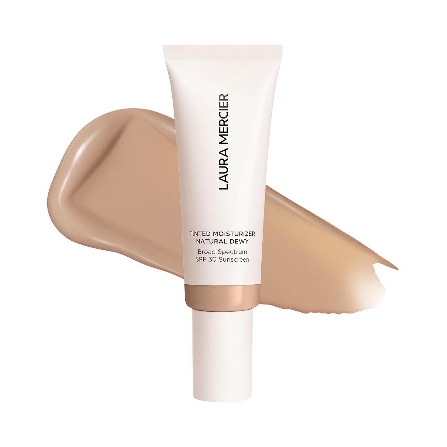 Laura Mercier Tinted Moisturizer - Natural Dewy SPF 30 | 24HR Hydration, Buildable Coverage, Sheer Finish