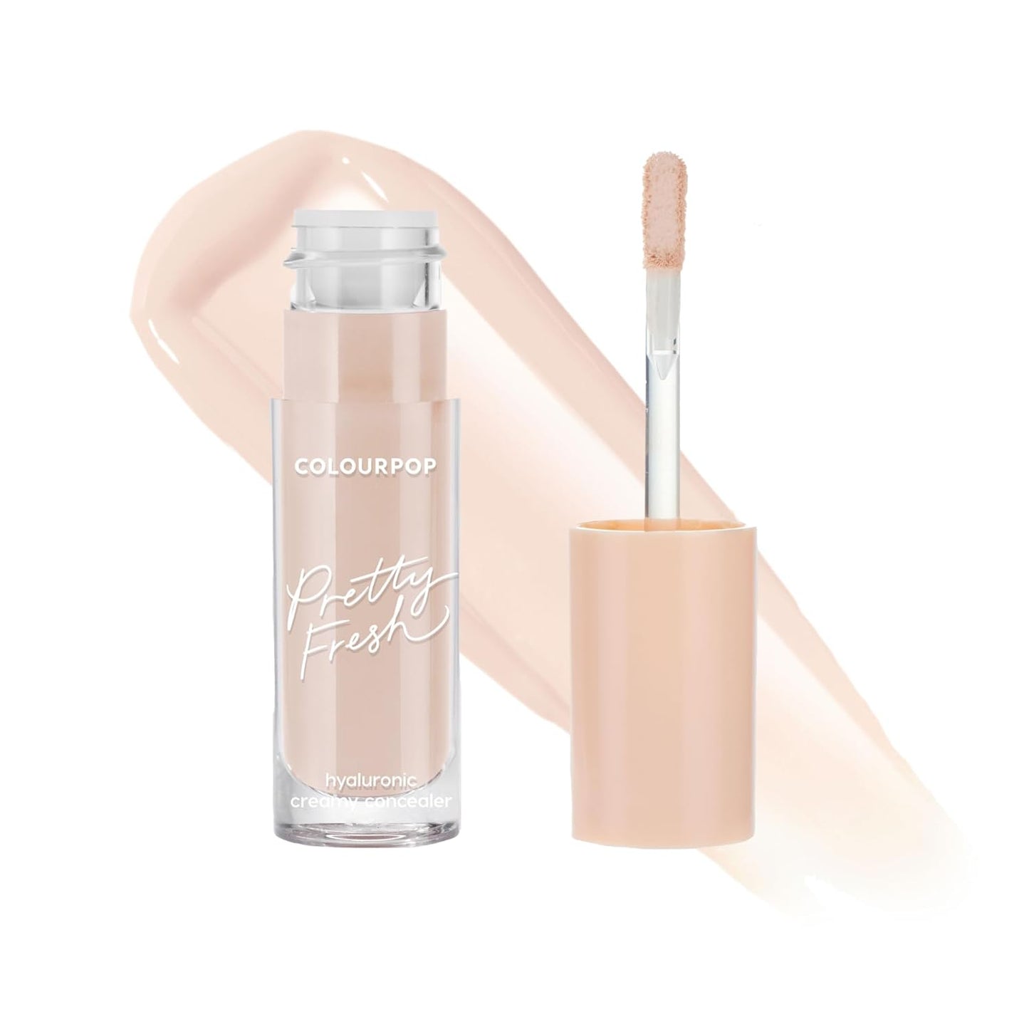 ColourPop Pretty Fresh Creamy Concealer - Full Coverage Hydrating Concealer with Hyaluronic Acid | Light 45W (0.3 oz)