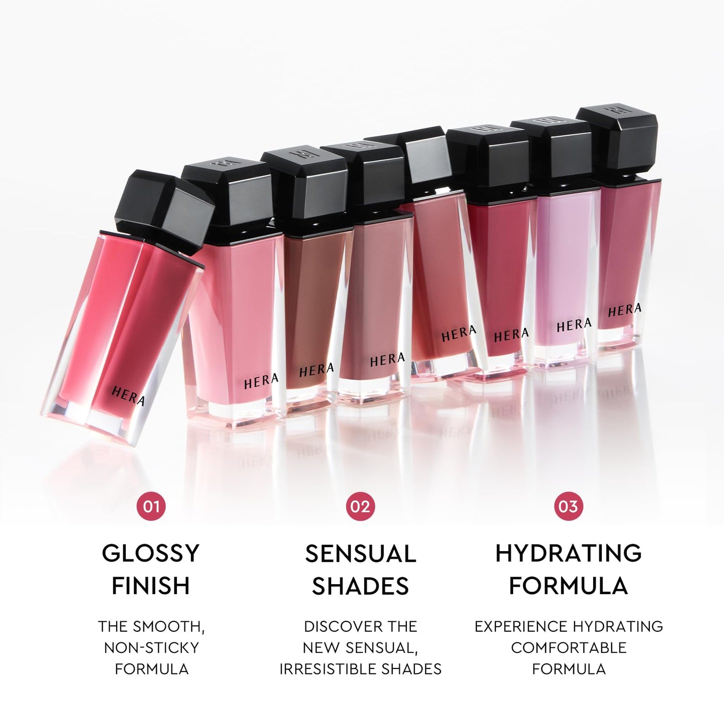 HERA FELIX Picked Sensual Nude Lip Gloss #325 SUNKISSED | Volumizing Sheer & Glossy Finish, Non-sticky, Moisturizing and Hydrating, Korean Makeup, 0.17 oz. (5g)
