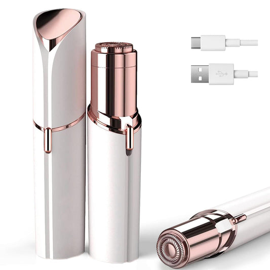 innobeaut Facial Hair Removal for Women, Electric Painless Facial Hair Remover for Face, Lip, Chin with USB Rechargeable,White(Device Only)