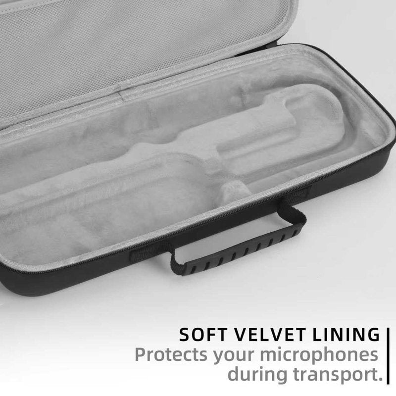 Guganas PU Hard Travel Case for Dyson Airstrait HT01 Straightener & Power Supply, Waterproof Shockproof Storage Carrying Case (Black)