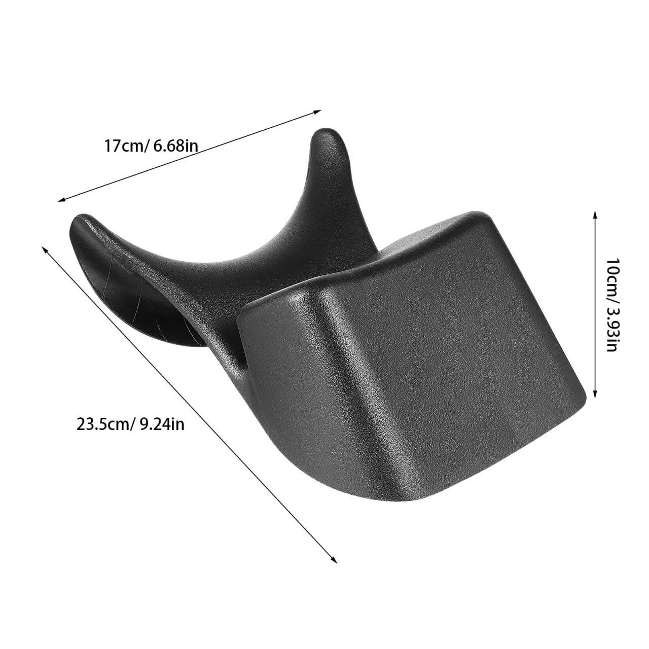 POPETPOP Shampoo Bowl Neck Rest: Soft Silicon Salon Bsink Hair Washing Neck Support - Hair Spa Washing Basin Pillow for Salon Barbershop Home - Comfortable, Black