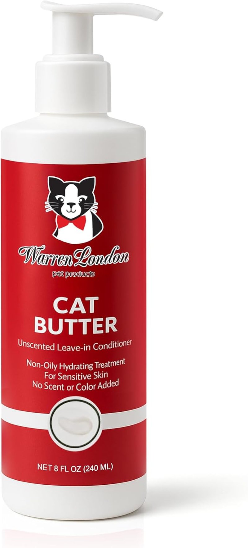 Cat Hydrating Butter - Unscented Leave-In Conditioner Lotion for Soft, Shiny Fur | Deep Moisture & Detangling for All Breeds