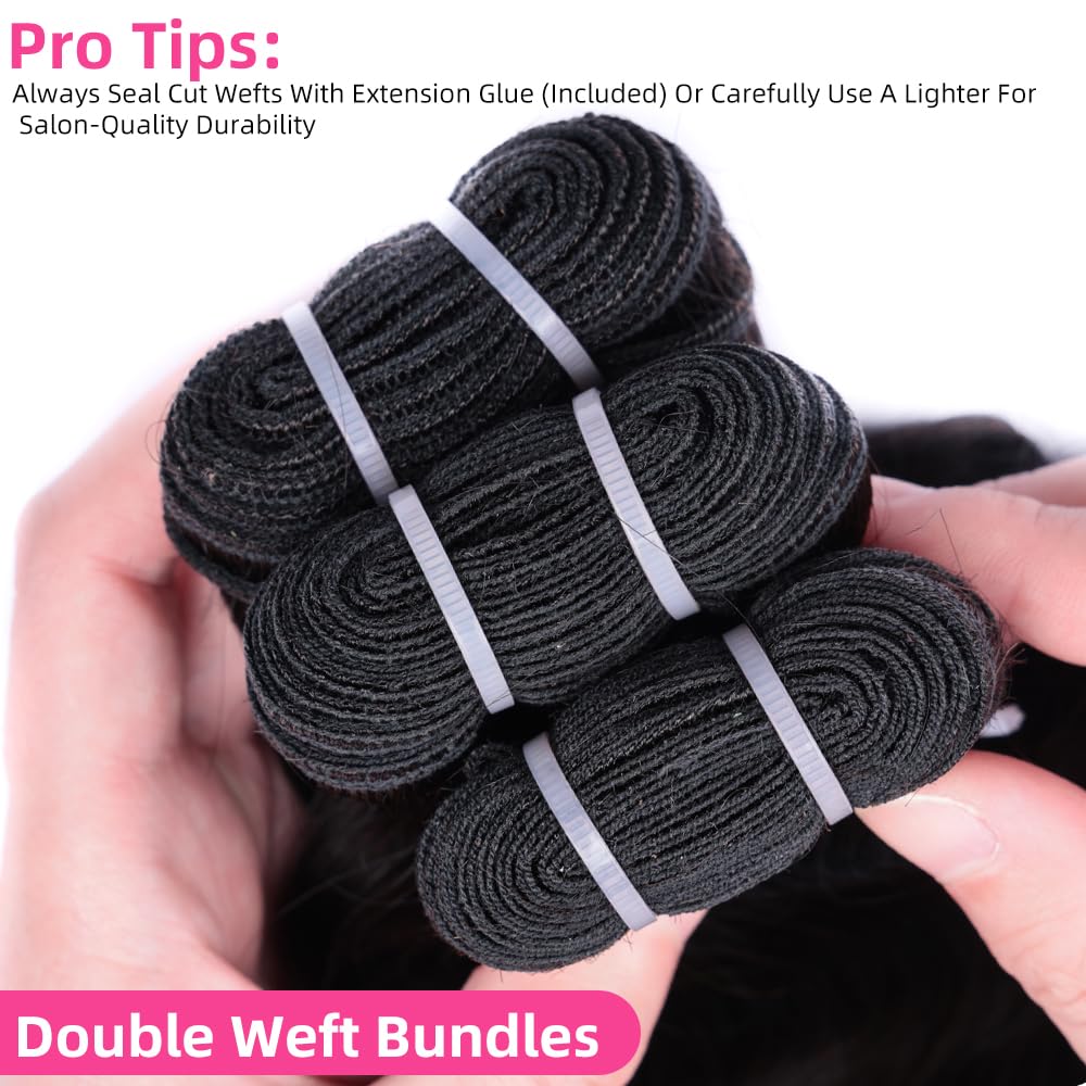 Burmese Curly Hair Bundles - 100% Unprocessed Raw 15A Kinky Curly Weave | 18-20-22 Inch, Natural Color