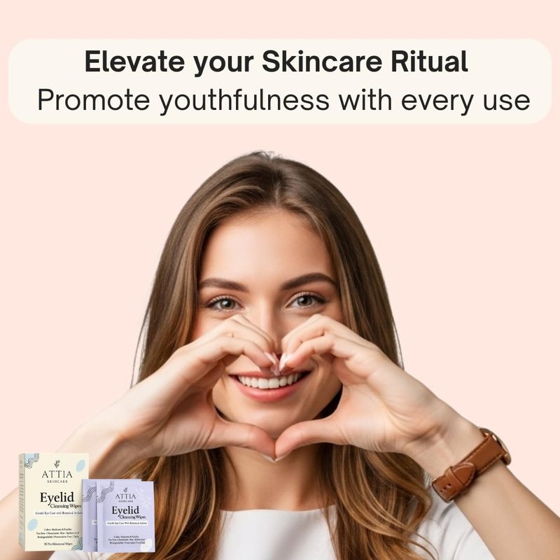 Micellar Eyelid Cleansing Wipes - Fragrance-Free Eye Care for Dry, Irritated Eyes | 30 Moisturizing Wipes