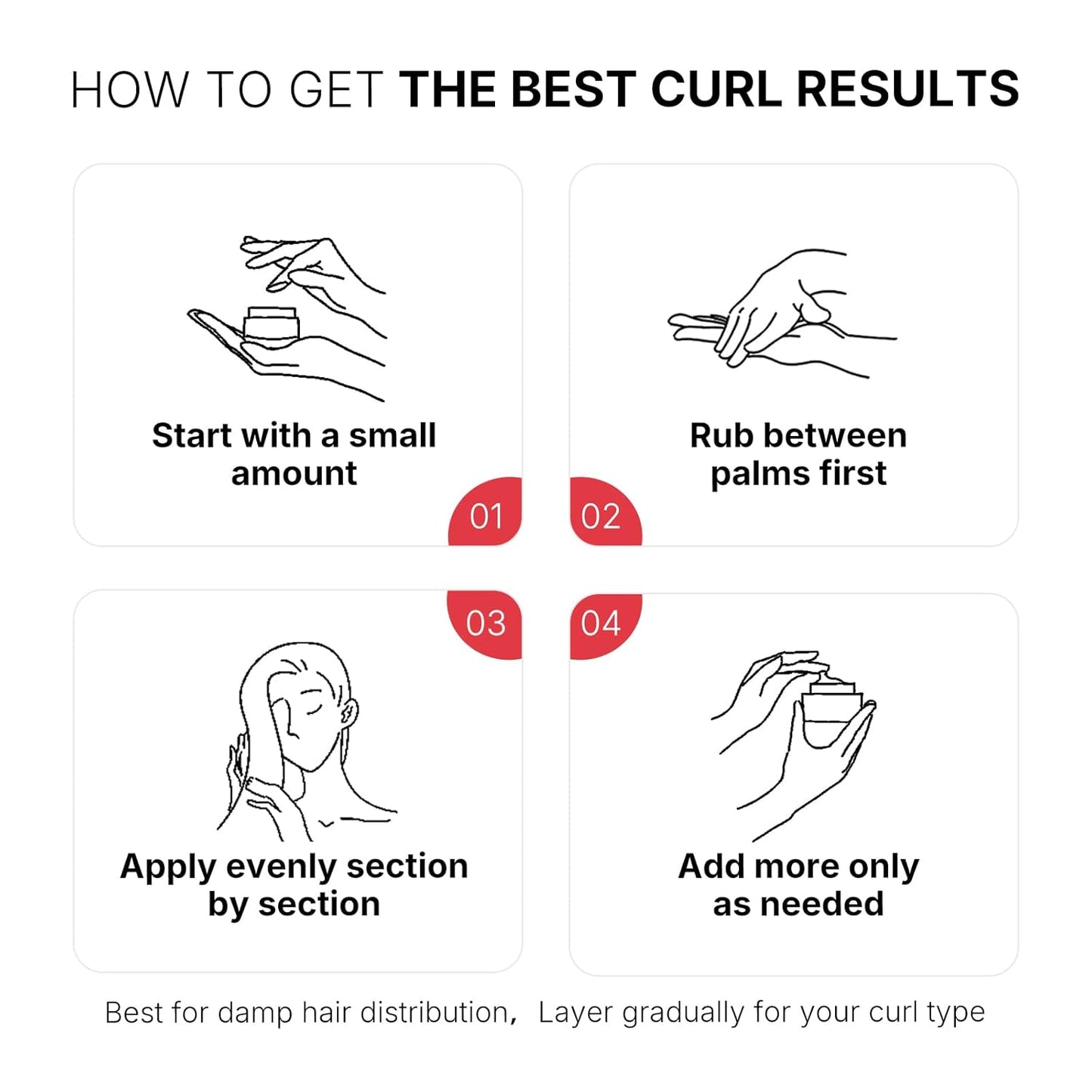 Curl Defining Cream - Leave-In Styling for Wavy, Curly & Coily Hair | Control Frizz & Add Shine, 100 mL