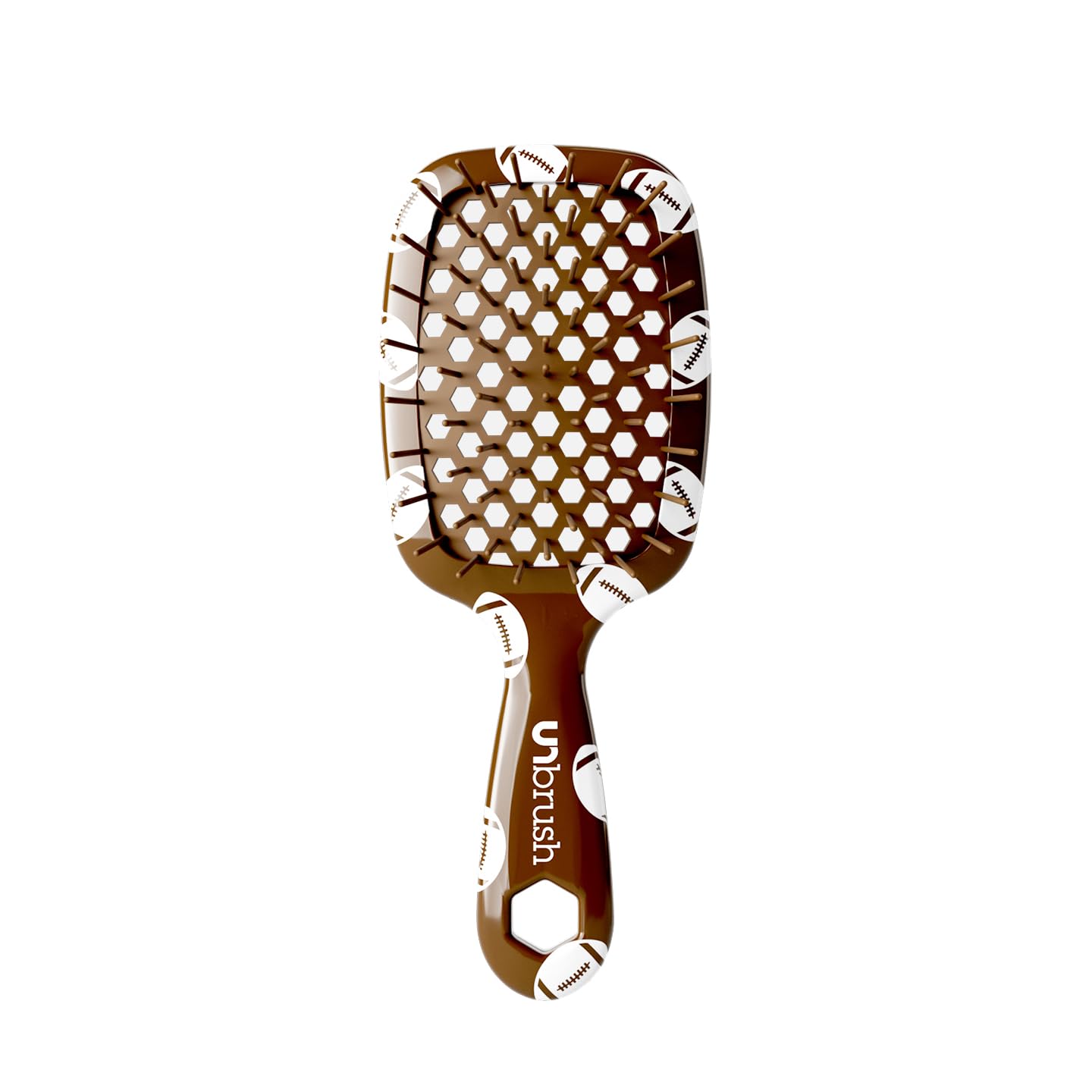 Detangling Hair Brush - Mini Sports Football Design for Easy Styling