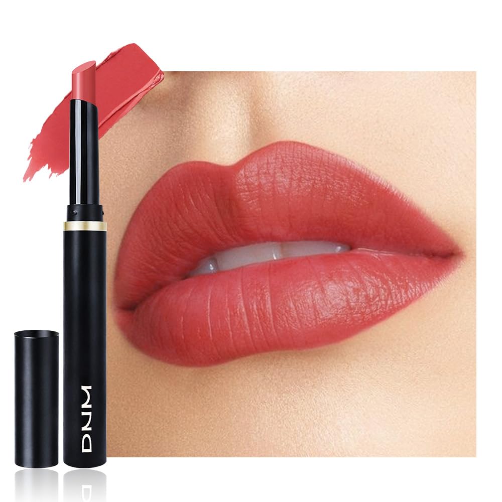 evpct Crimson Red Velvet Matte Lipstick, High Pigmented Slim Lipstick Long Lasting Waterproof for Women, Velvet Silky Lip Stick Stain Color Makeup Blendable 24 Hours Original Makeup Labiales, 898#
