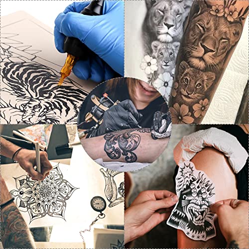 Autdor 35-Piece Tattoo Practice Kit: 5 Thick Silicone Skins & 30 Stencil Papers