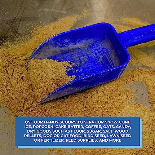 Remco 16 oz Color-Coded Plastic Hand Scoop - BPA-Free, Food-Safe Utensil (Pack of 2)