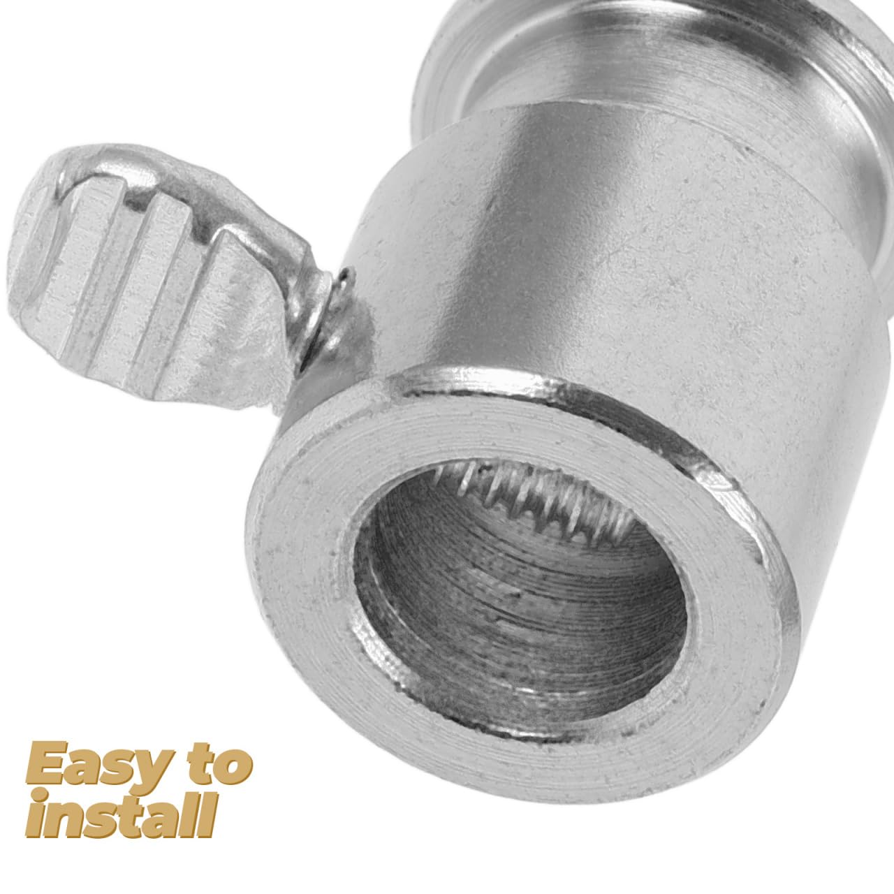 POPETPOP Rotisserie Spit Rod Roller Bushings, Stainless Steel Rotisserie Rod Holder Accessory for Outdoor Barbecue Ensures Smooth Rotation and Even Cooking of Food
