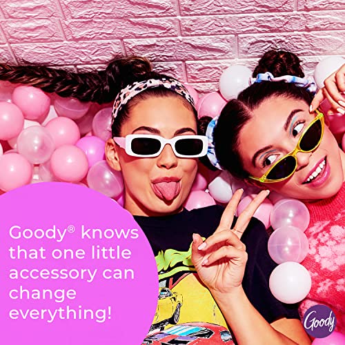 Goody Ouchless Nonslip Hair Ties - 10 Black Elastics for All Hair Types