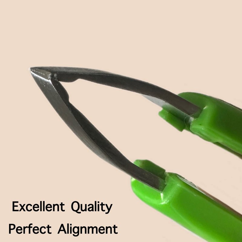 Comfort Hold Ergonomic Slanted Tip Multipurpose Stainless Steel Non-Slip Sure Grip Precision Splinter Facial Hair Removal Eyebrow Tweezers Men Women Arthritis Hands