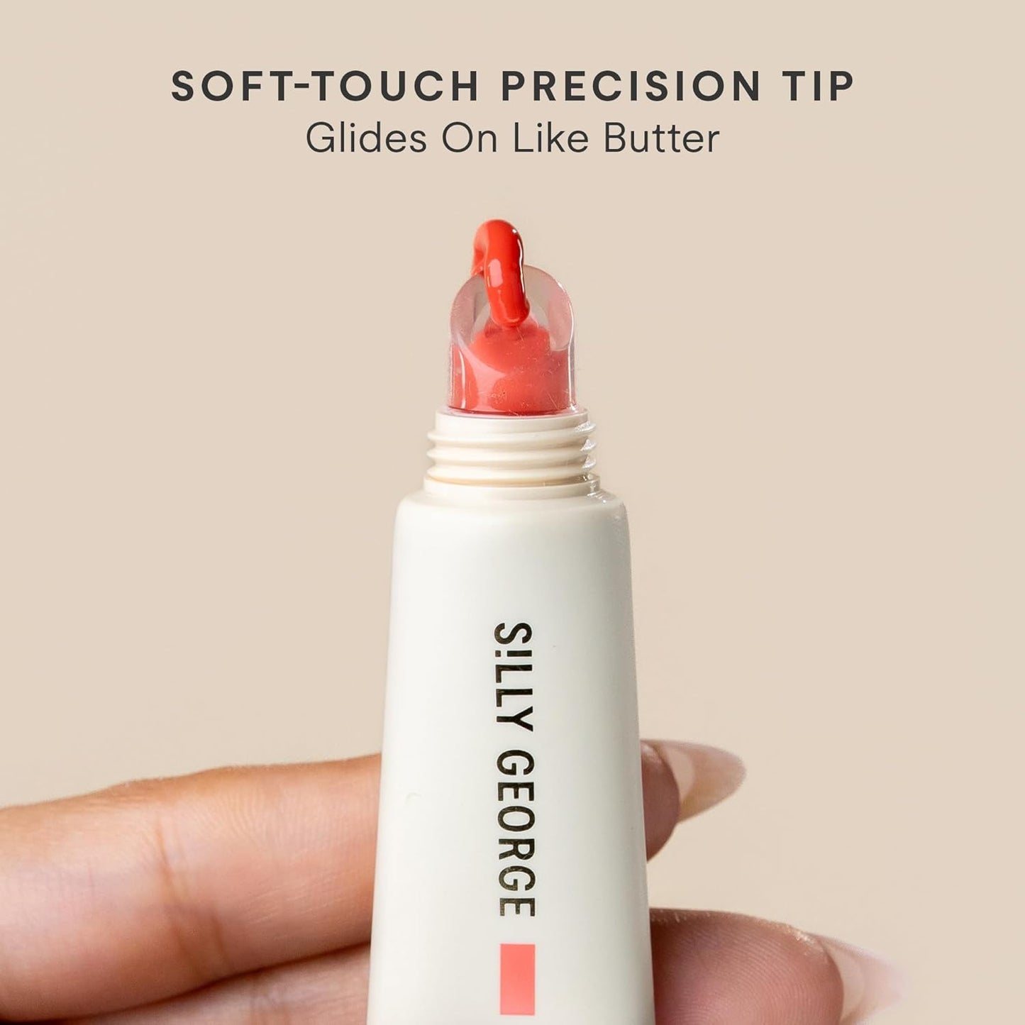 Silly George Lip Gloss Revival - Hydrating Glossy Glaze with Peptides & Shea Butter | 15ml Tube for Dry Lips