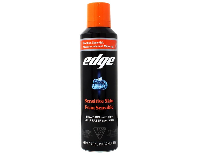 EDGE Edge Sensitive Skin Shave Gel for Men, 7 Oz