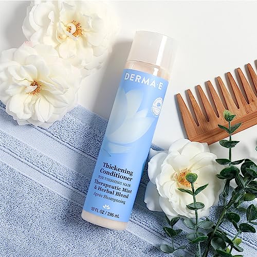 Derma E Thickening Conditioner for Fine Hair, 10 Fl Oz