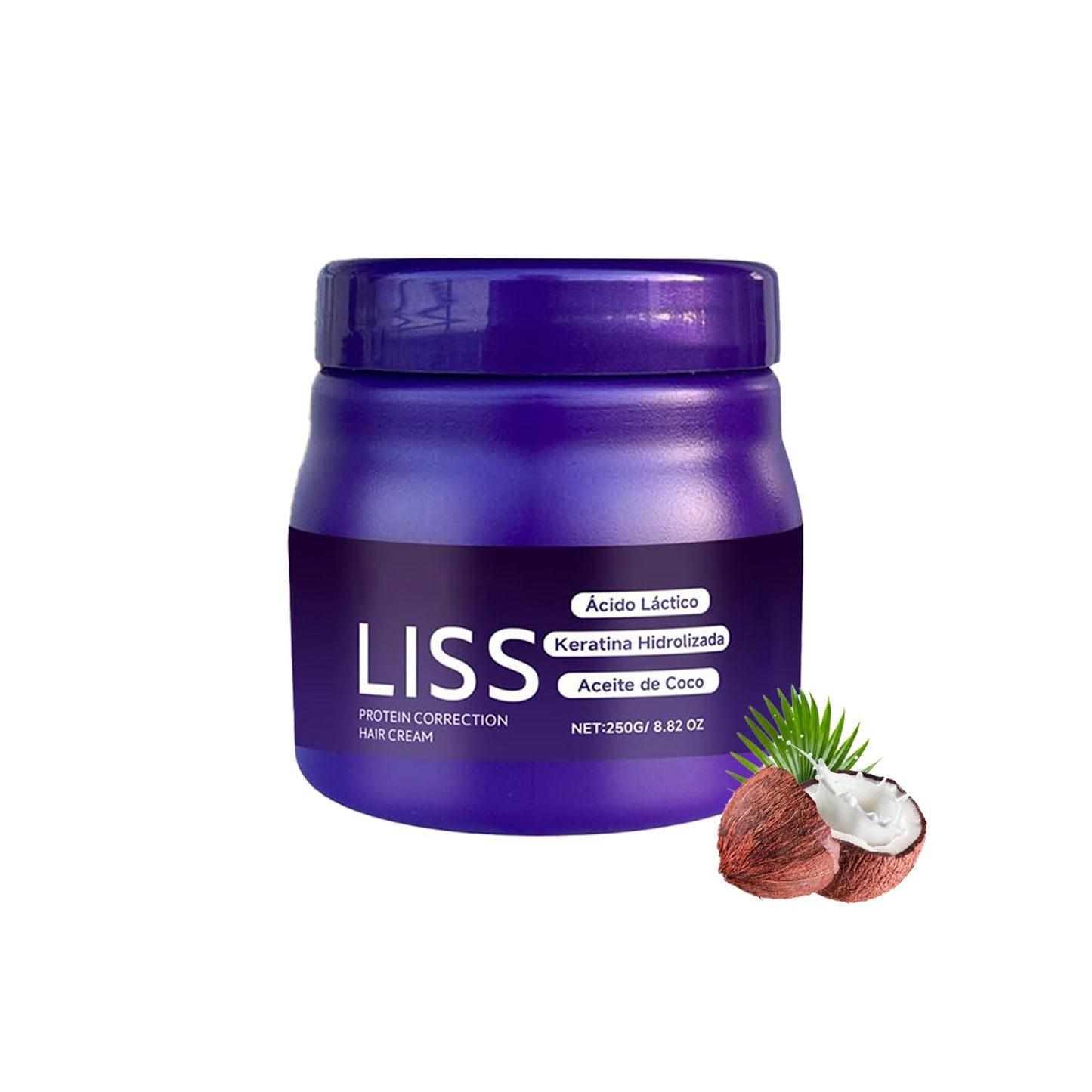Liss Alisado Hair Cream - Formaldehyde-Free Smoothing Treatment for Natural Silkiness | 1 Piece