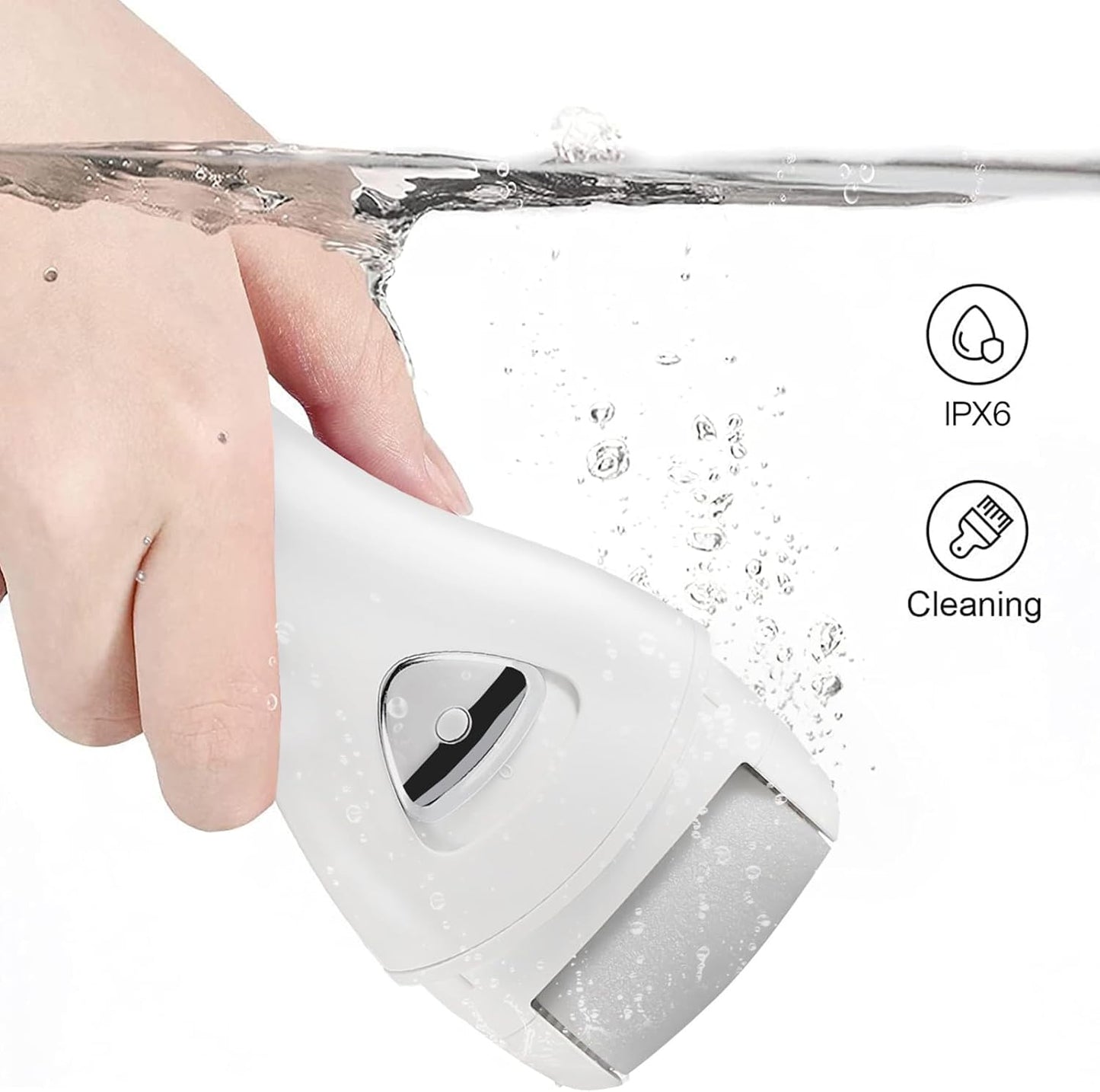 Rechargeable Electric Feet Callus Remover - Portable Pedicure Tool for Hard, Cracked Skin | Professional Foot Care Kit
