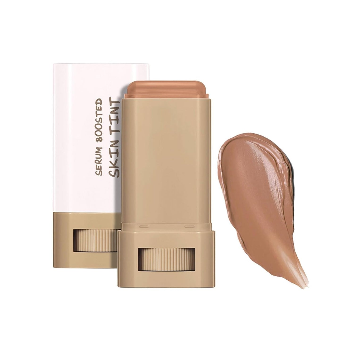 Beauty Balm Serum - Hydrating Tinted Moisturizer Stick for Natural Finish | Lightweight Buildable Foundation (01#)