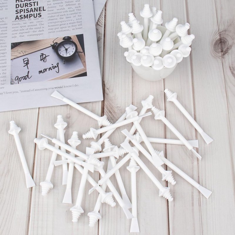 250 Wooden Wax Spatulas and Nose Applicators - Craft Sticks for Eyebrow Hair Removal, Including 50 Nose-Specific Applicators
