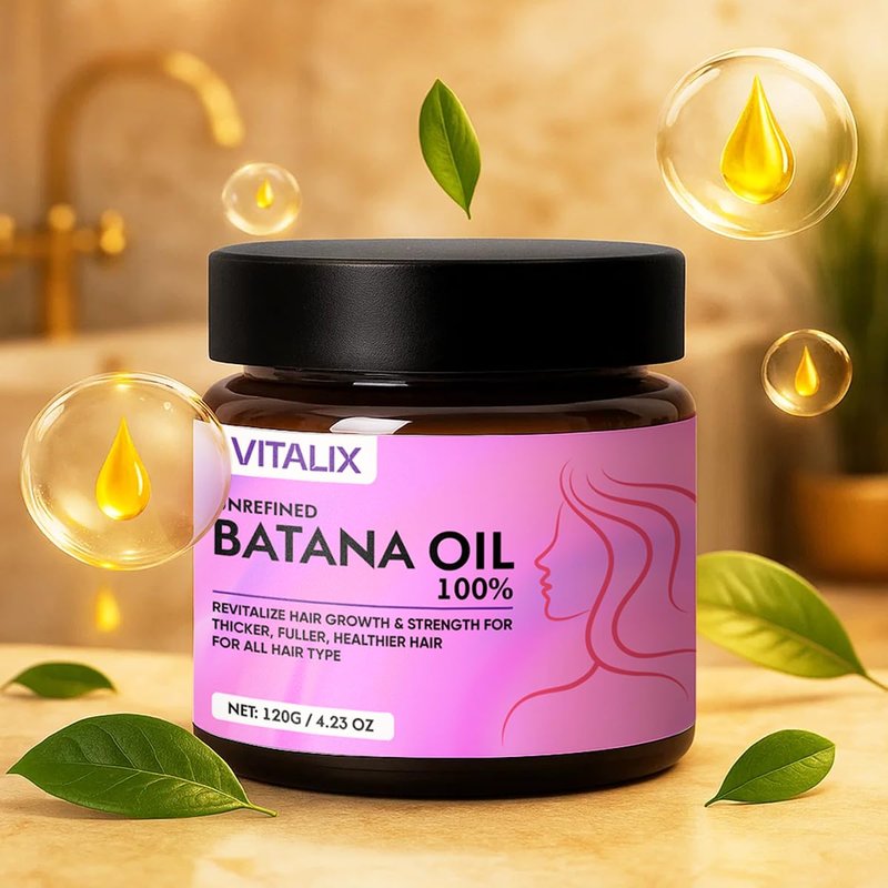 Batana Natural Hair Growth Oil - Organic Scalp Nourishing Treatment | 4.23 oz