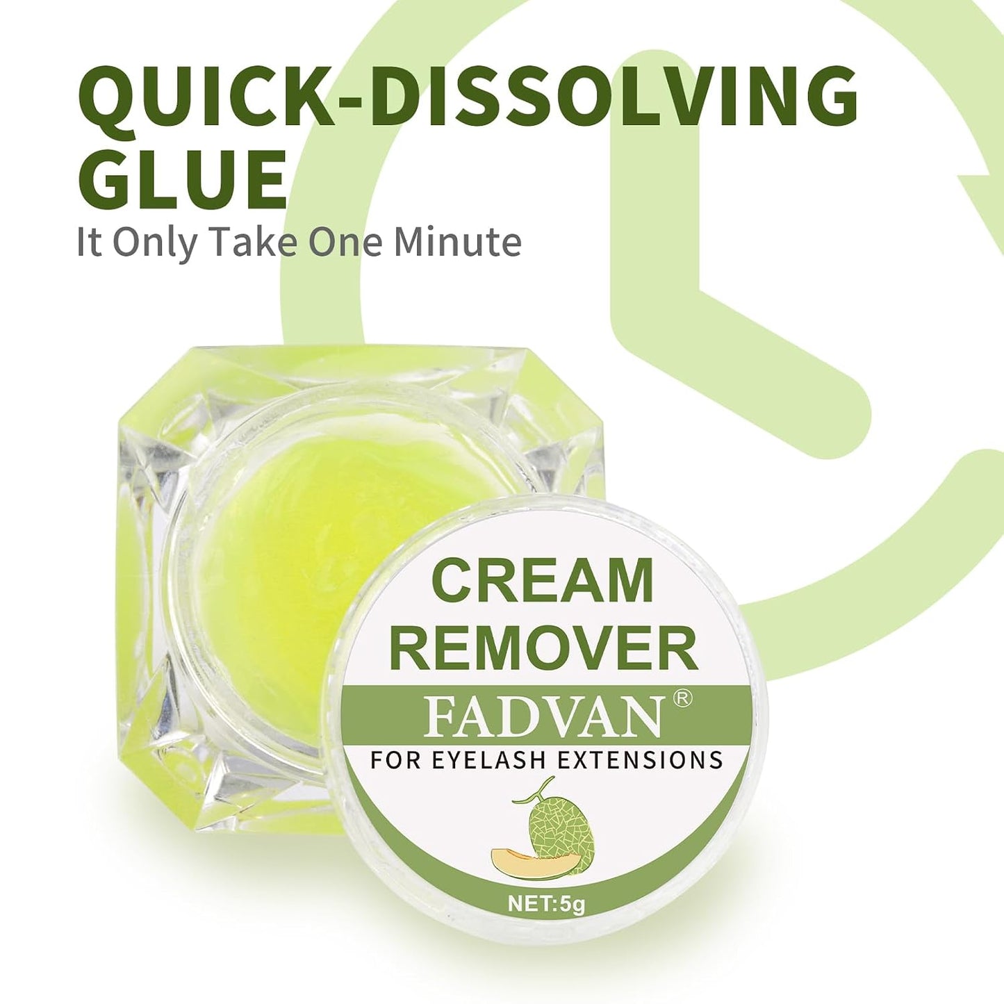 Lash Remover Gel - Gentle & Quick Eyelash Extension Glue Remover for Sensitive Skin | 5g Travel Size
