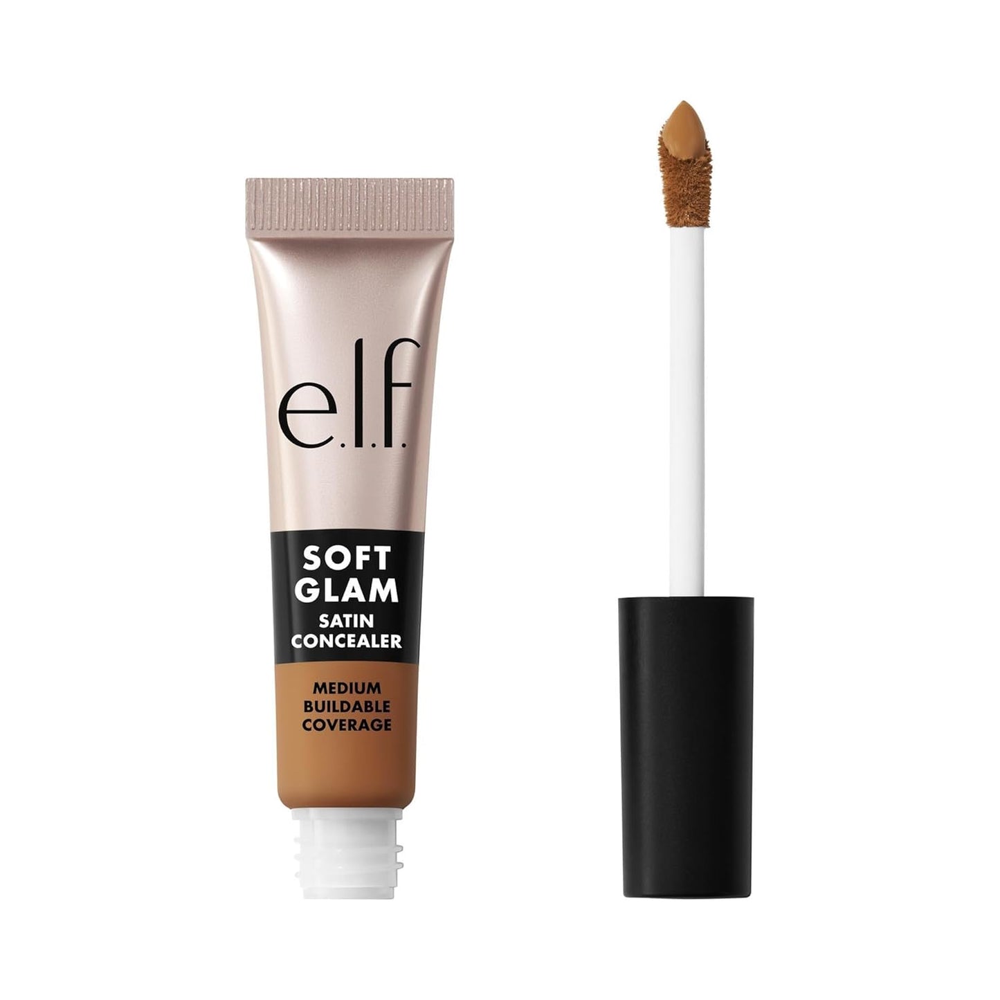 e.l.f. Soft Glam Satin Concealer - Medium Coverage, Crease-Resistant, Long-Lasting | 13 Fair Neutral