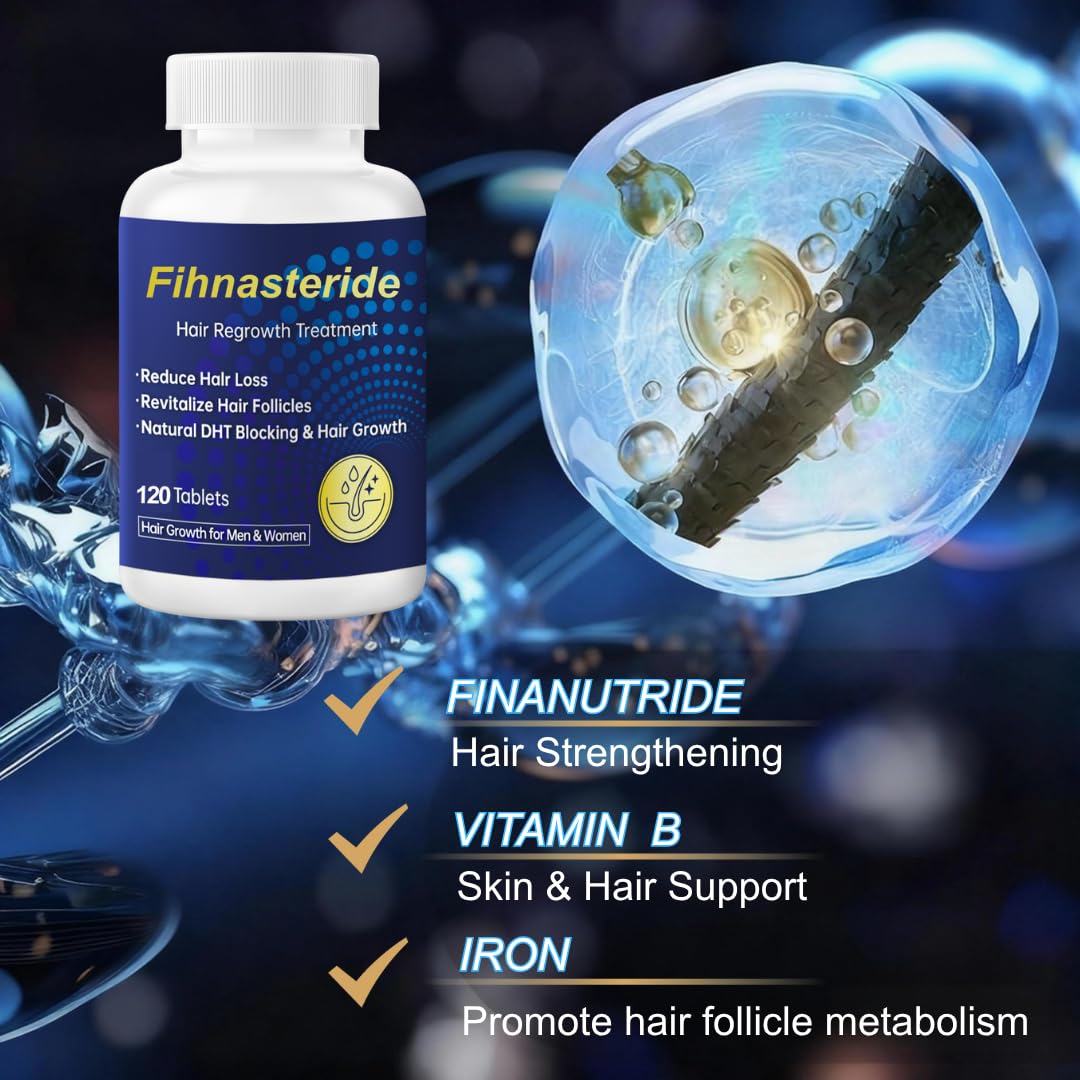 Advanced Hair Growth Support - Thicker, Fuller Hair for Men & Women | 120 Tablets