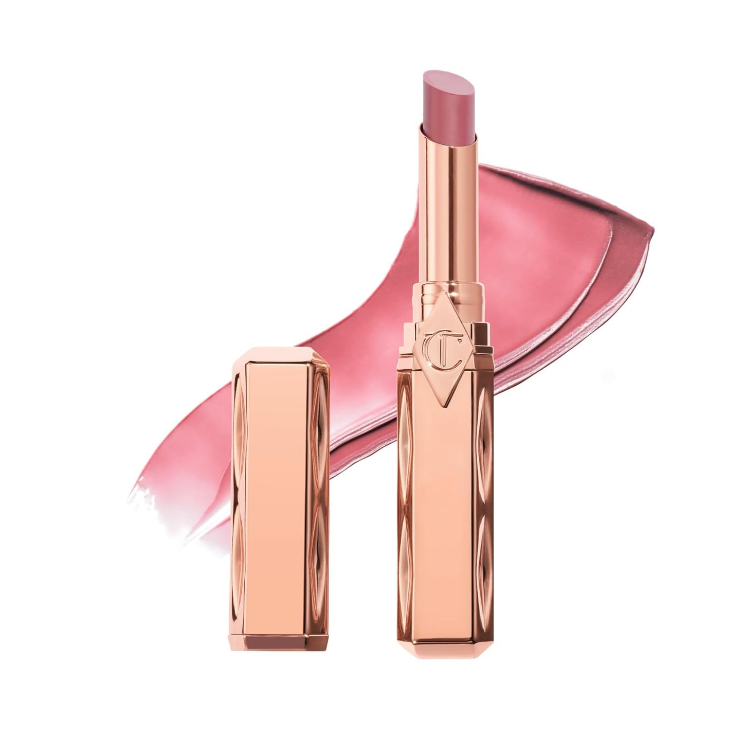 Charlotte Tilbury Pillow Talk Lip Tint - Long-Lasting Blush Balm with Peptides for Hydrated Lips | 24 HR Moisture