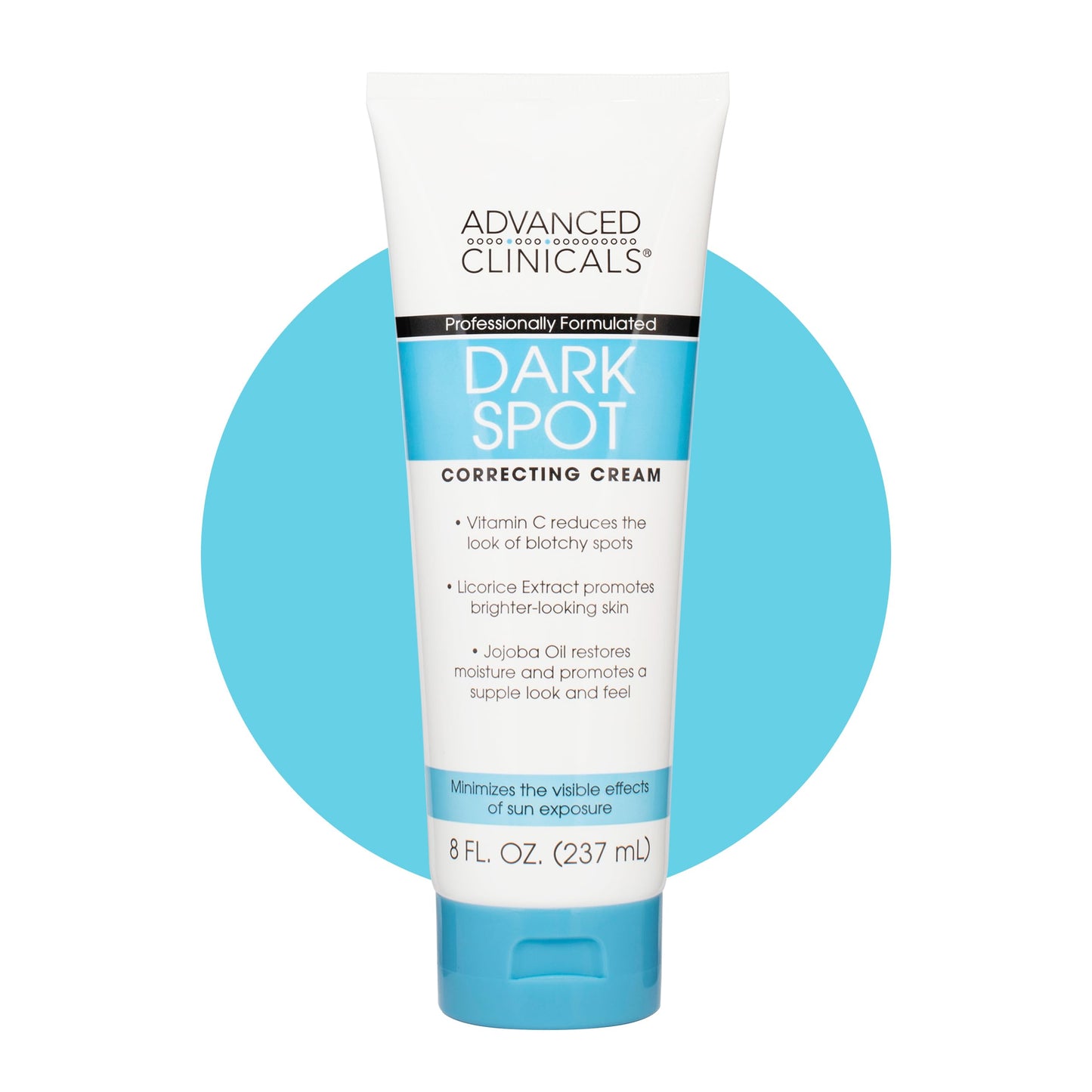 Advanced Clinicals Dark Spot Vitamin C Cream For Face, Hand & Body Lotion, Anti Aging Therapeutic Skin Care Moisturizer Lotion Reduces Appearance Of Age Spots, Blotchy Skin, & Wrinkles, Large 8 Fl Oz