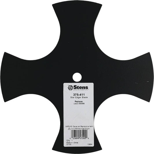 Stens 375-411 Star Edger Blade, Lesco 050568,Black