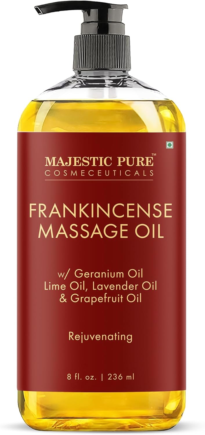 Firming Body Massage Oil - Smooth Cellulite & Improve Skin Texture - Natural Oils with Collagen | 8 fl oz