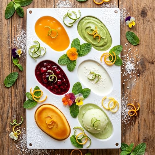 6-Cavity Mango Silicone Mold for Mousse Cakes & Desserts