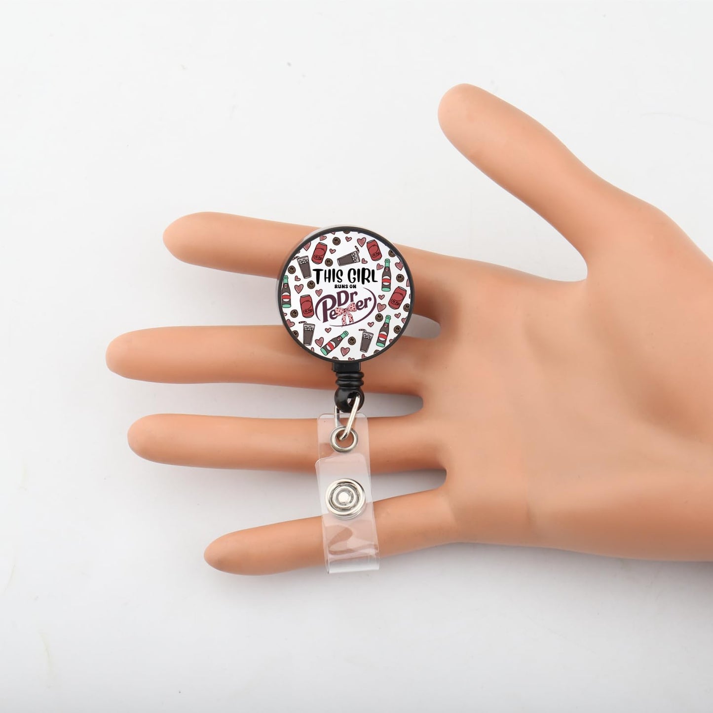 Lywjyb Birdgot Soda Drinking Badge Reel Carbonated Drinks Gift Drinking Lover Merch Soda Addict Gift (D Pepp Badge)