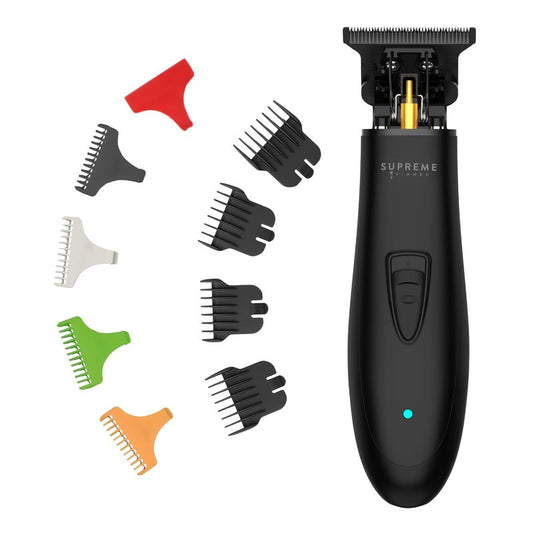Supreme Trimmer T Shaper - Quiet Cordless Beard & Hair Trimmer for Men | 120 Min Runtime, Low Noise, Zero-Gap DLC Blade | Ideal for Sensitive Skin, Kids & Elderly | ST5190