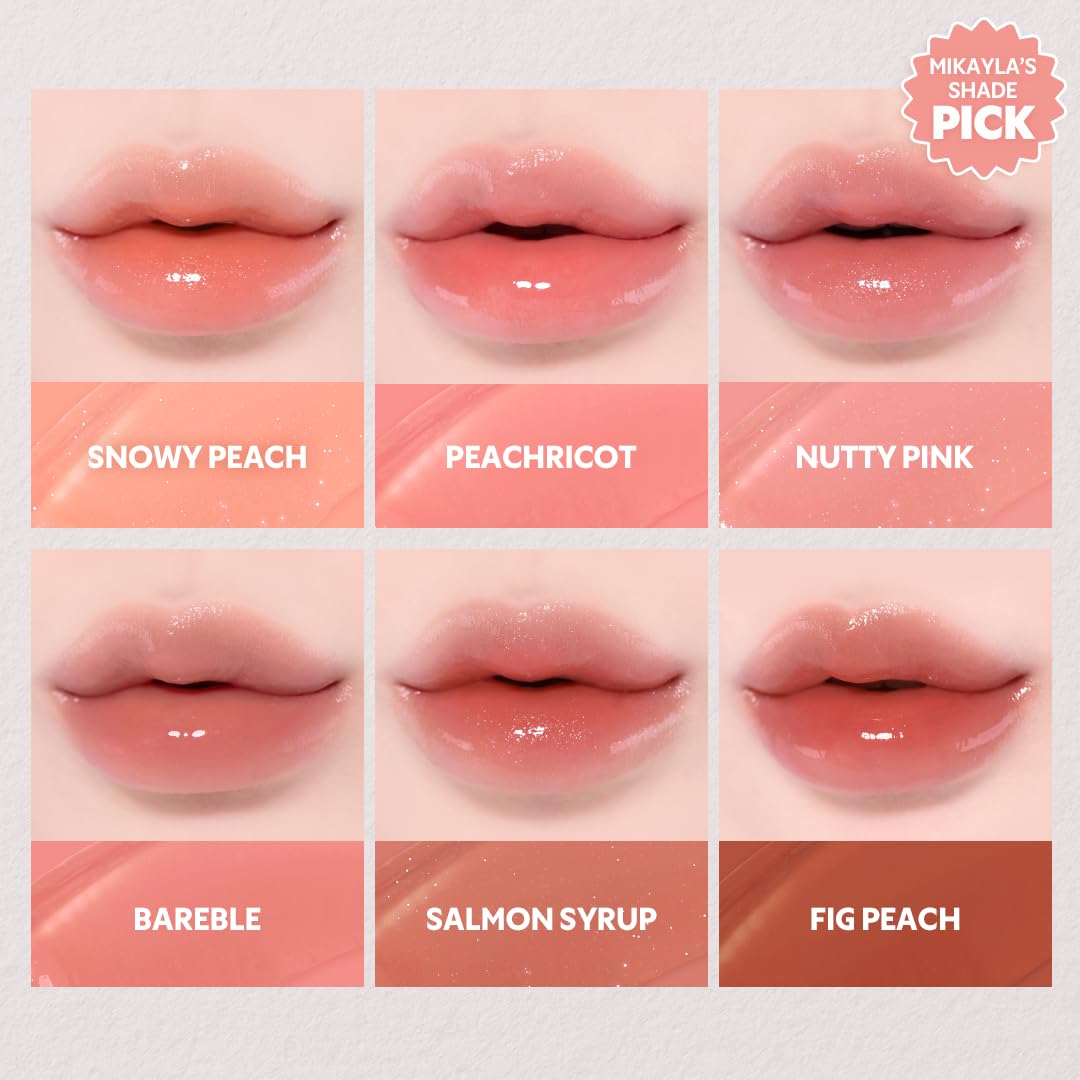 Mini Size Waterism Tinted Lip Gloss - #01 Mauve Rose | 12H Long-Lasting, Non-Sticky Korean Lip and Cheek Tint