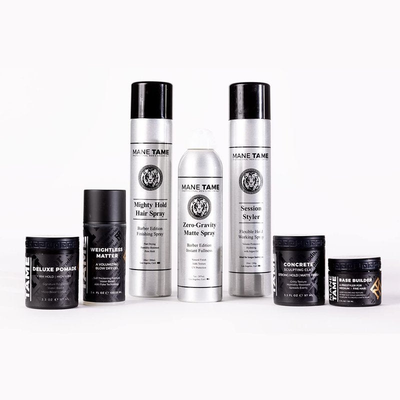 MANE TAME Session Styler Hair Spray for Men 10oz - Volume Protection, Flexible Hold, Working Spray - Best used as a Volume Booster