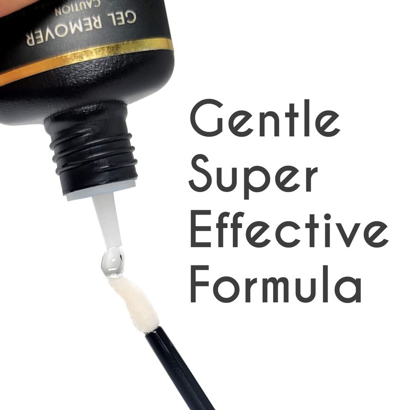Eyelash Extension Remover Gel - Gentle & Fast Acting 15ml | Non-Irritating Formula, Works in 60 Seconds