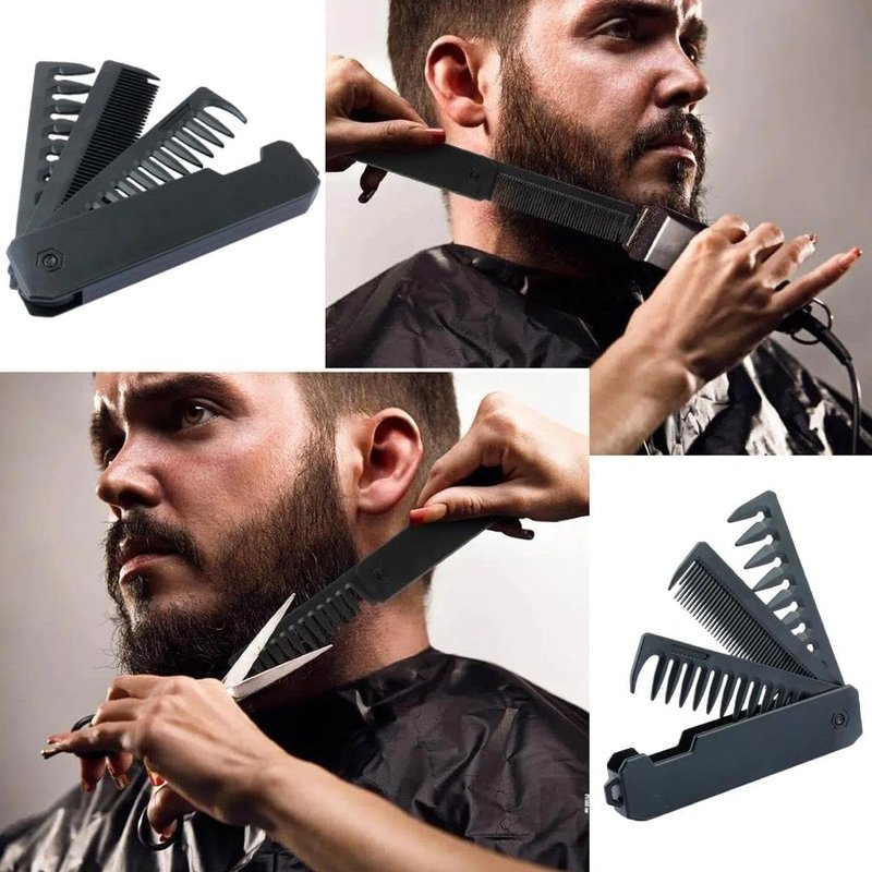 Texturizing Comb for All Hair Types - Volumizing & Detangling Tool | Travel-Friendly for Thick, Curly & Straight Hair