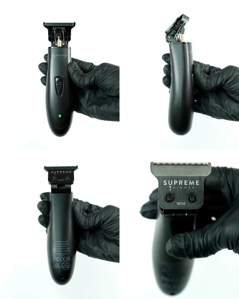 Supreme Trimmer DLC T Shaper| Professional Barber Trimmer Hair Clippers for Men (120 Min Run Time) Cordless Hair Trimmer Zero Gapped Liner Beard Trimmer | ST5215 Light Blue