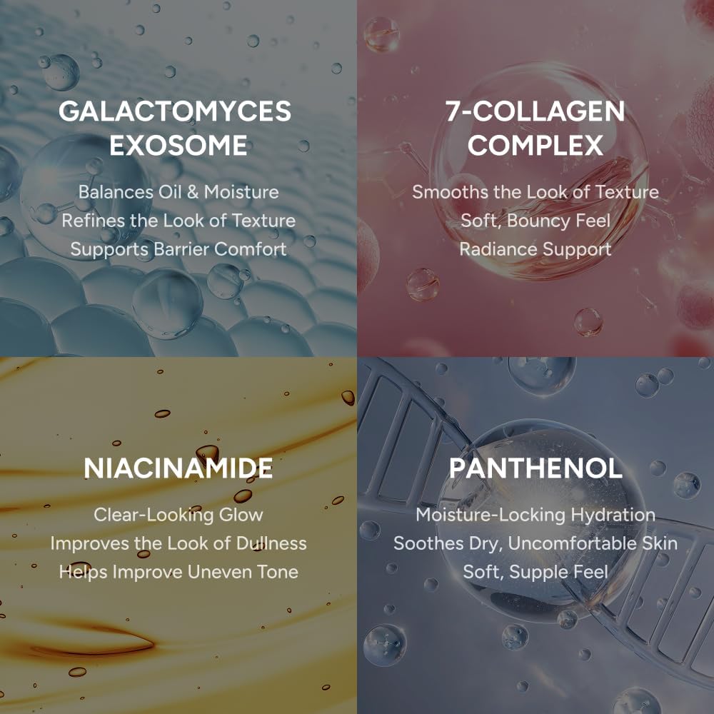 Galactomyces Essence Toner - Hydrating Milky Formula with Niacinamide & Collagen | 5.07 Fl Oz for Dewy Skin