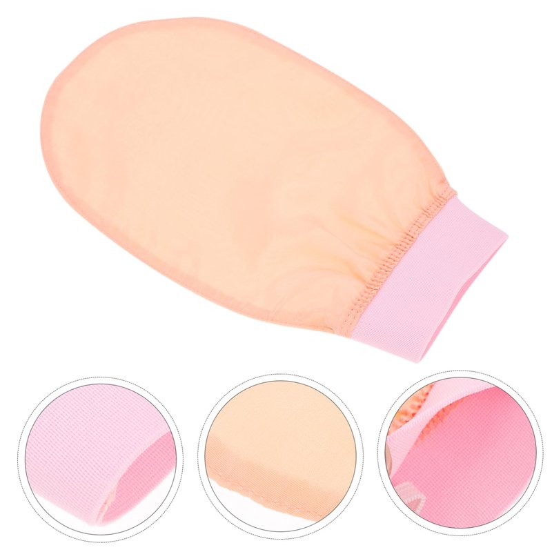 Exfoliating Glove Body Washing Bathing Mitten Exfoliating Bath Glove Double Sided Exfoliating Mitt Shower Scrubber for Women Gentle Deep Cleansing Washable