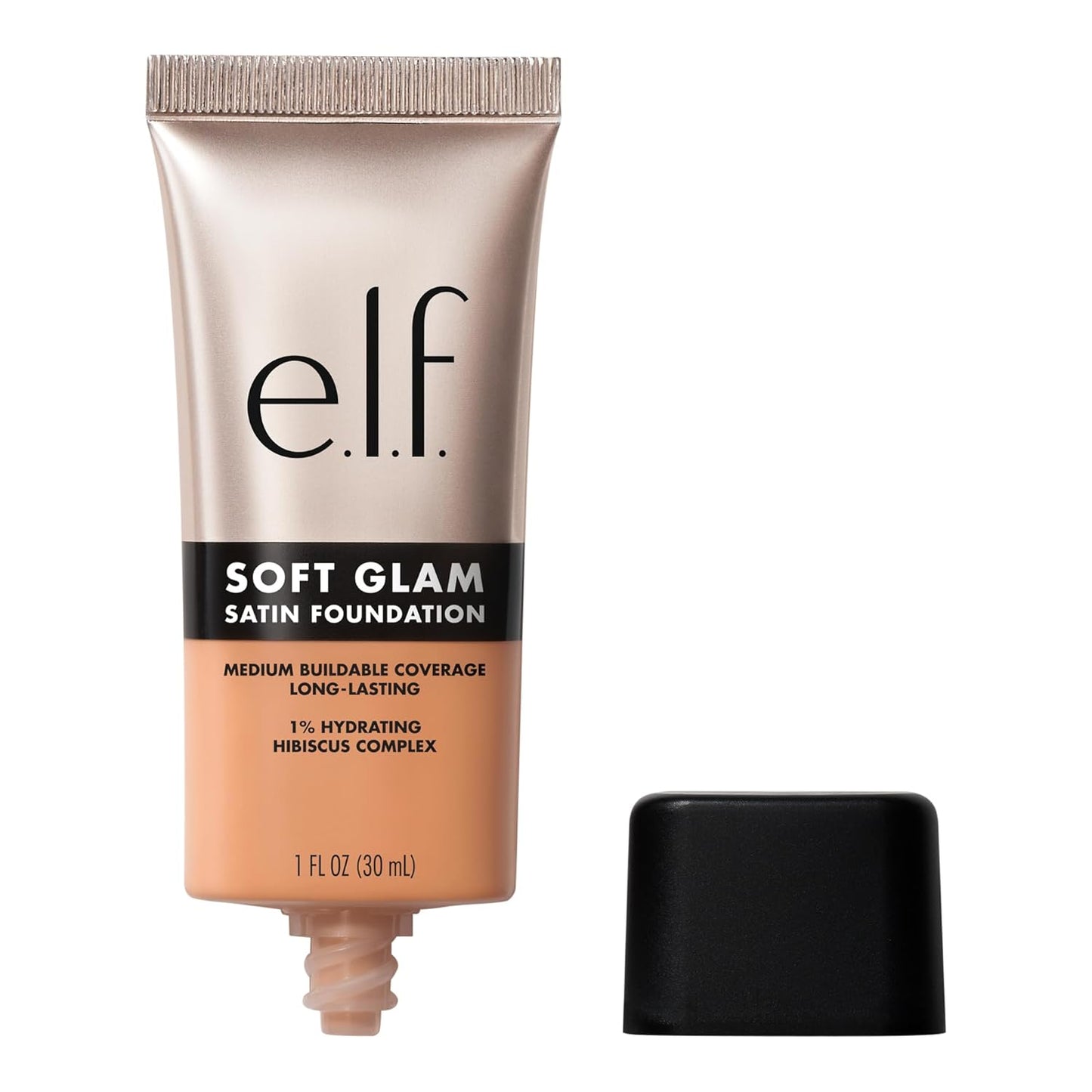 e.l.f. Soft Glam Foundation - Medium Coverage, Long-Lasting, Vegan | 21 Light Neutral, Satin Finish