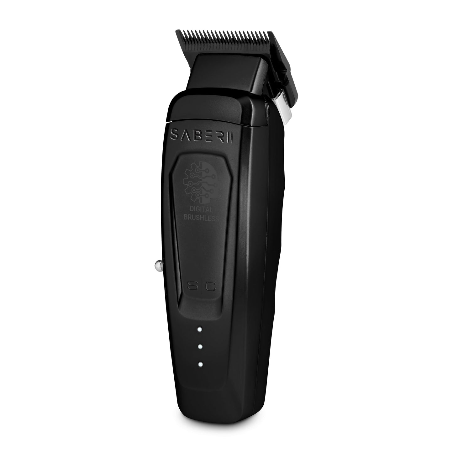 Stylecraft Saber II Professional Full Metal Body High-Torque Digital Brushless Motor Cordless Hair Clipper (Black)