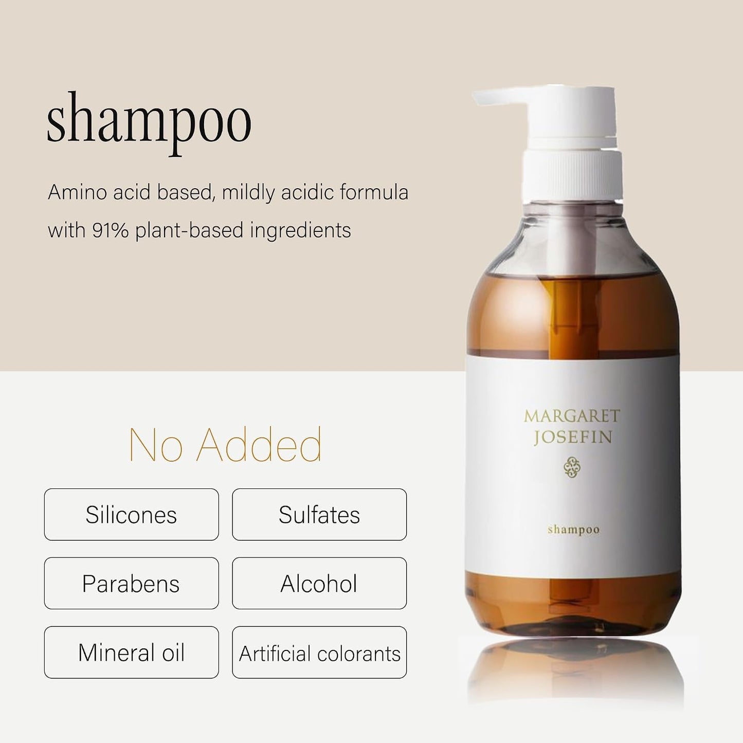 Japanese Shampoo - Sulfate Free Hydrating Formula with Green Tea Scent | 16.9 fl oz (500mL)