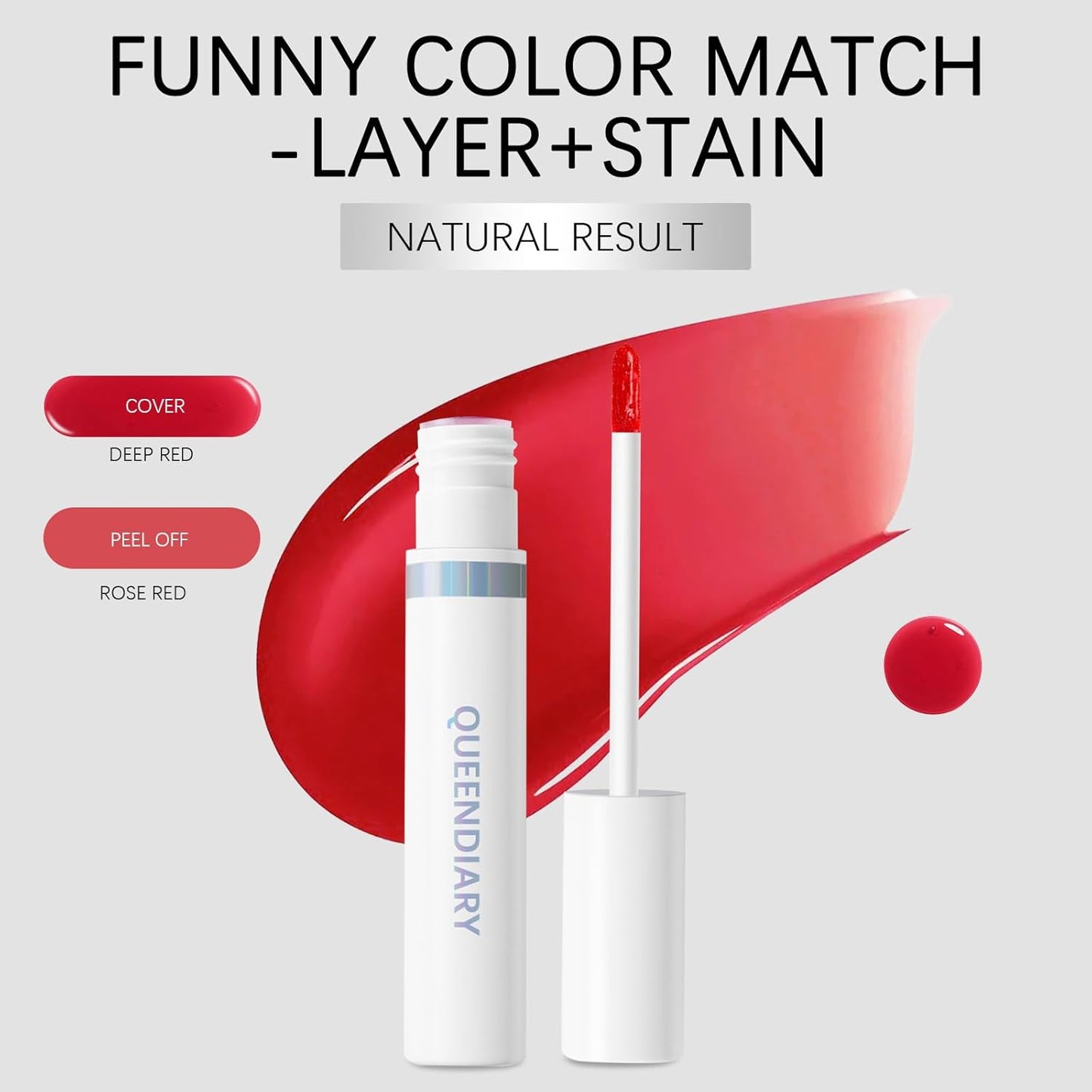 Long-Lasting Waterproof Lip Stain | Transferproof Matte Peel Off Lip Tint