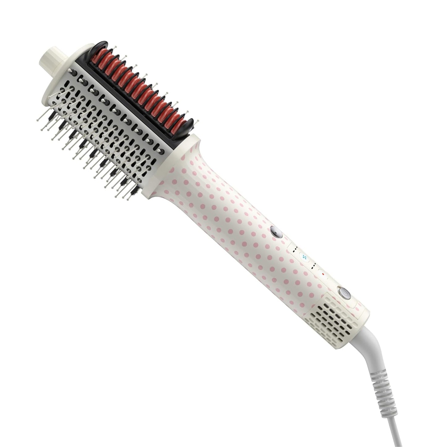 Ellena E1 Blow Dryer & Straightening Brush - 110,000 RPM Hot Air Tool for All Hair Types | Oval Barrel & Heated Comb