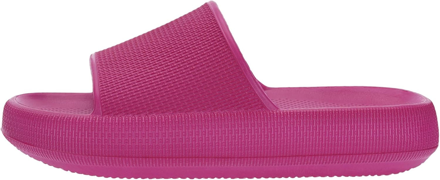 BRONAX Pillow Slippers - Cushioned House Slides for Men & Women | Thick Sole Comfort